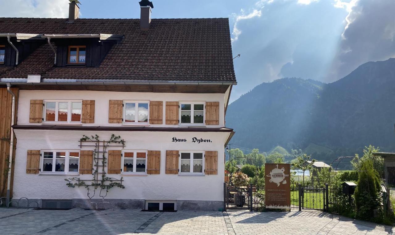 Апартаменты Haus Oyben Бад-Хинделанг Экстерьер фото