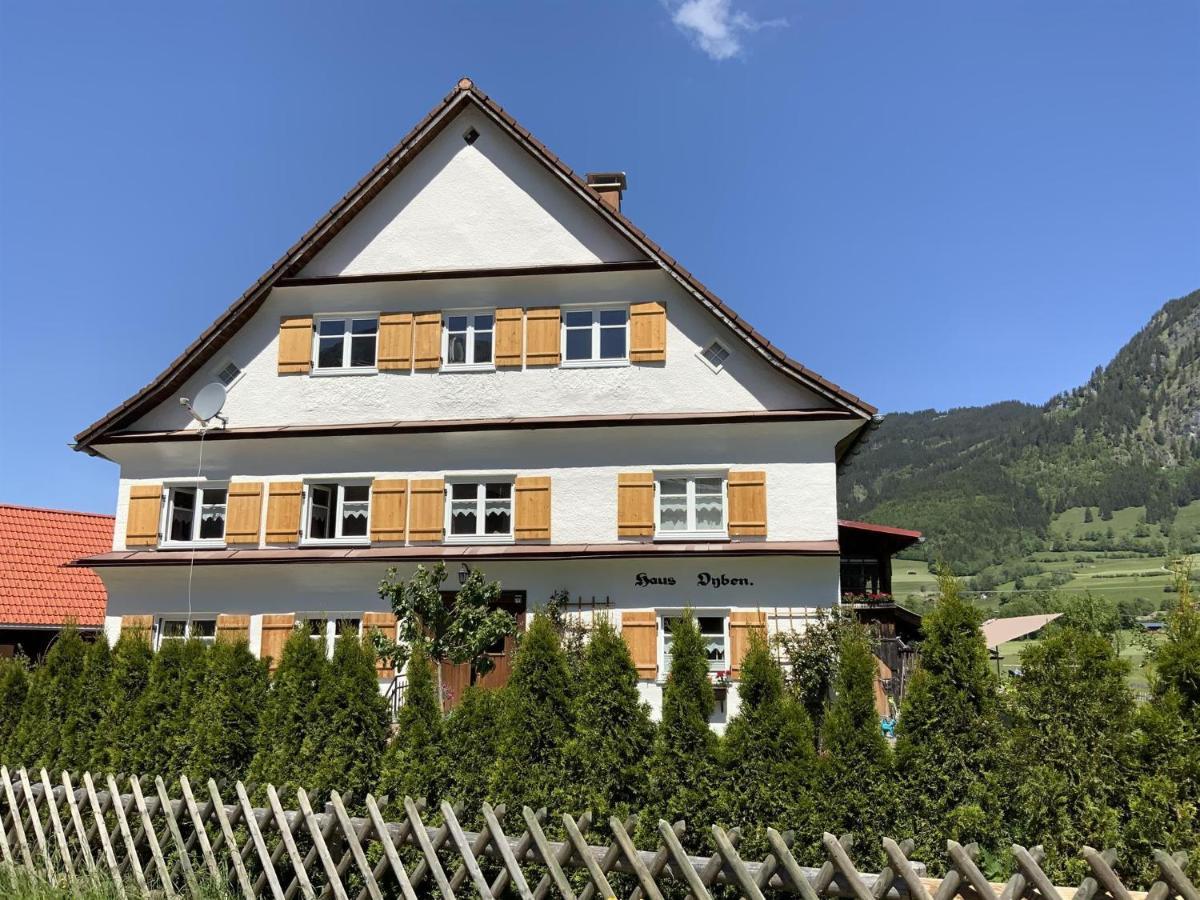 Апартаменты Haus Oyben Бад-Хинделанг Экстерьер фото