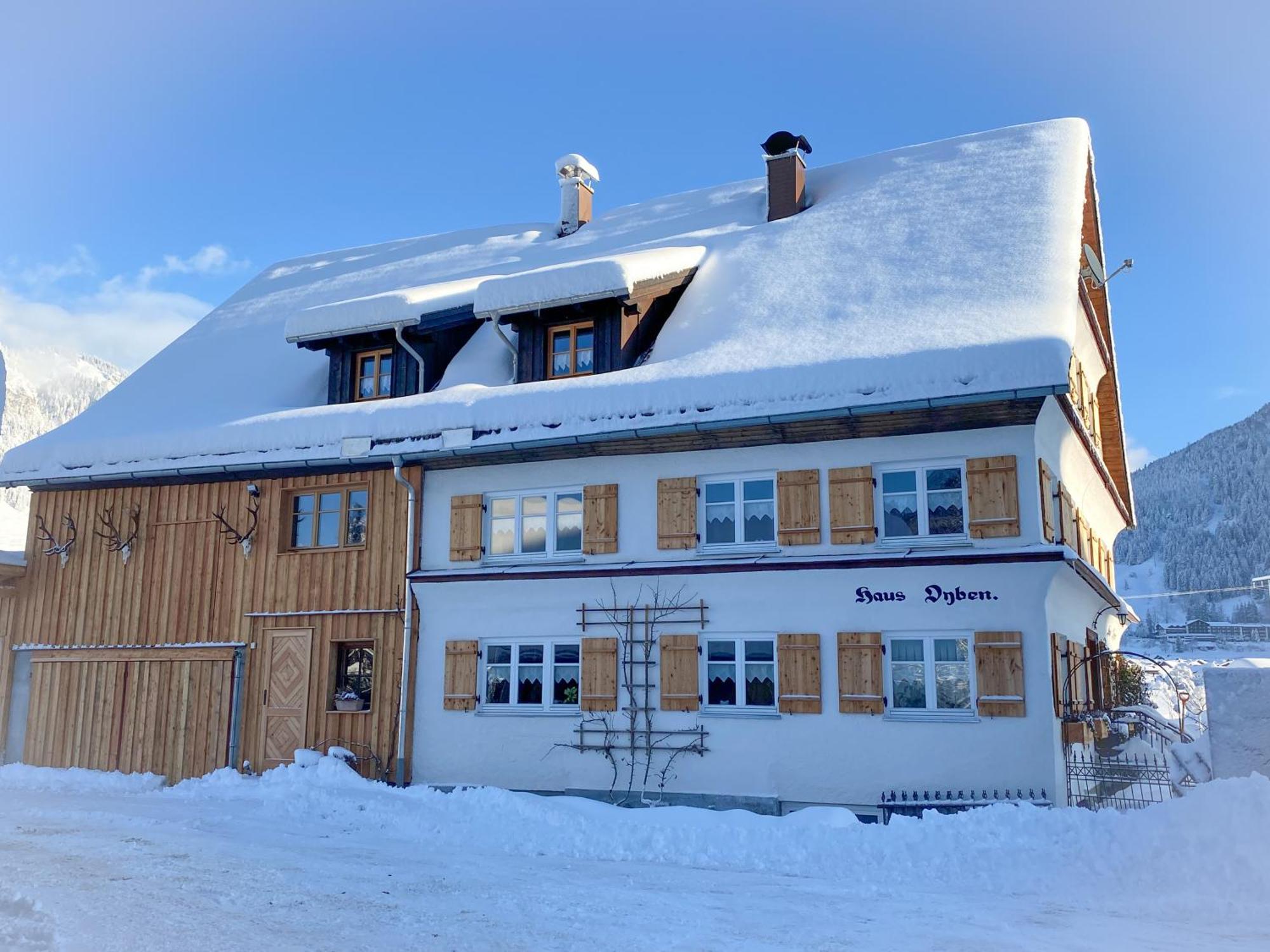 Апартаменты Haus Oyben Бад-Хинделанг Экстерьер фото